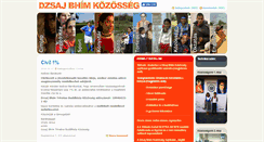 Desktop Screenshot of dzsajbhim.hu
